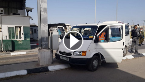 لحظة عملية دهس وطعن جندي إسرائيلي نفذها فلسطيني شرق القدس