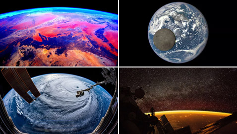 في اليوم العالمي لأمنا الأرض.. إليكم أجمل صور لمنزلنا من الفضاء