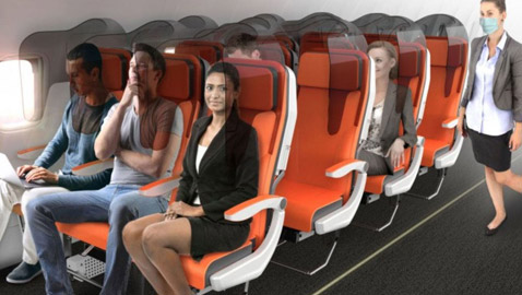 طائرات ما بعد كورونا.. تباعد ومقاعد معزولة