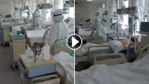 وإلا هذا مصيركم.. طبيب روسي ينشر فيديو صادم من مستشفى كورونا!