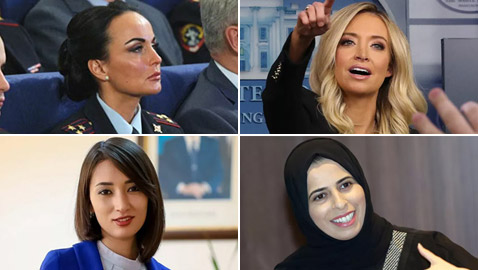 الجمال والسياسة.. تعرفوا على ممثلات الرؤساء والوزراء في العالم