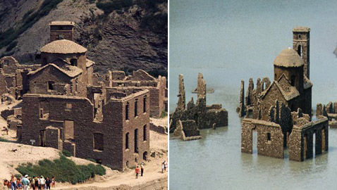 ظهور قرية (الأشباح الضائعة) بعد 63 عاما على اختفائها! صور