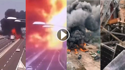 18 قتيلا وانهيار منازل ومصانع بانفجار هائل في الصين