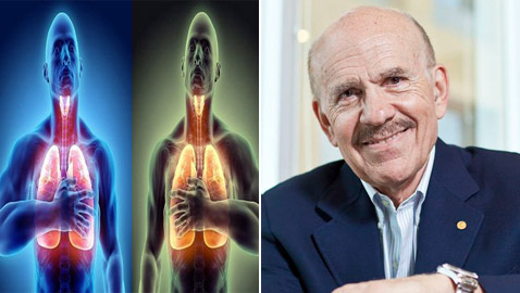حاصل على نوبل بالطب يكشف طريقة تنفس تحمي من كورونا إلى الأبد