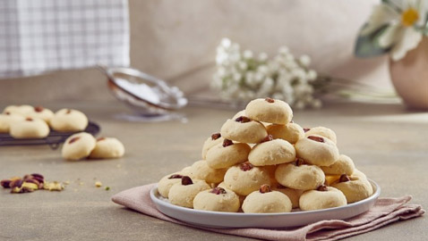 طريقة تحضير الغريبة بالفستق