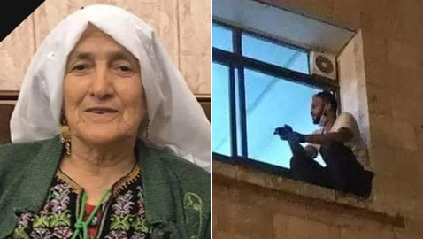 فلسطيني ظل يراقب والدته المصابة بكورونا من شباك المستشفى لحين وفاتها