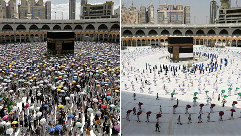 بالصور: الحج بين الماضي والحاضر.. ظروف استئنائية وإجراءات وقاية