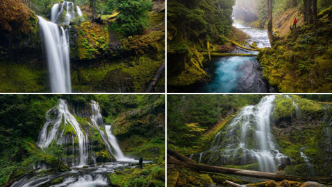 صور رائعة.. شلالات تعزف لحن الطبيعة والمناظر الساحرة