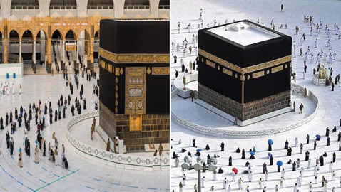 آخر مناسك الحج.. حجاج بيت الله يؤدون طواف الوداع ليتبعه عزل منزلي