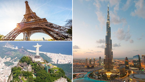 بالصور: لن تصدق عدد الدرجات المؤدية لقمم هذه الأماكن الشاهقة!