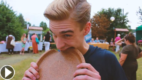 وداعا لغسل الأطباق.. طبق بولندي قابل للأكل يمكن تناوله بعد الطعام