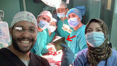 أطباء يستخرجون 6500 جنيه من معدة مواطن مصري! صور