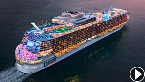 أعجوبة البحر جاهزة.. أكبر سفينة سياحية في العالم تستعد للإبحار