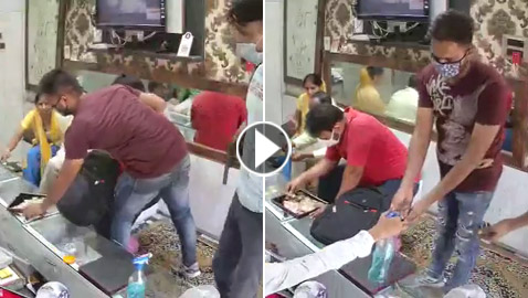 عقّموا أيديهم قبل السرقة! لصوص يتبعون إجراءات الوقاية من كورونا!