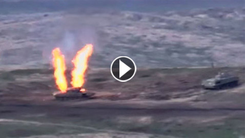 أرمينيا تتهم تركيا بدعم أذربيجان عسكريا.. وفيديو للمعارك