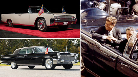 صور: بيع السيارة المشؤومة التي استقلها الرئيس كينيدي يوم اغتياله بمزاد