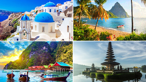 صور: إليكم أفضل 20 مكانا رومانسيا حول العالم لقضاء إجازة شهر العسل