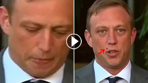 فيديو: سياسي دخلت ذبابة فمه أثناء لقاء صحفي يحظى بالتعاطف