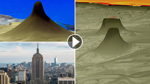 برج الشفرة: اكتشاف جبل مرجاني هائل في أعماق البحر ينافس برج خليفة