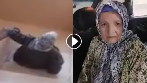 فيديو صادم يغضب المصريين.. يجبر والدته على الزحف