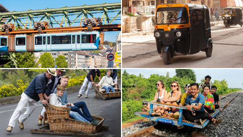 بالصور: تعرفوا إلى 8 من أغرب وسائل النقل المستخدمة حول العالم!