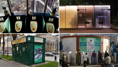 المكان المرغوب! مراحيض ودورات مياه عجيبة في مواقع غريبة حول العالم