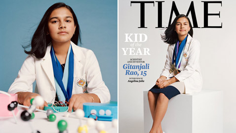 لأول مرة بتاريخها.. مجلة التايم تختار مخترعة صغيرة لقب شخصية العام!