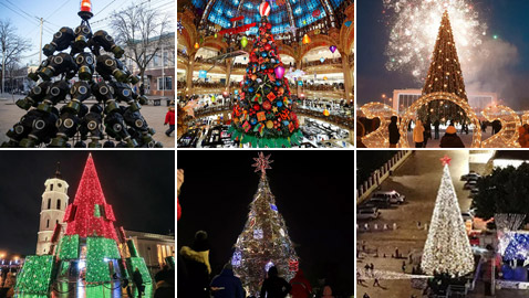 أكثر أشجار عيد الميلاد التقليدية وغير التقليدية روعة حول العالم في 2020