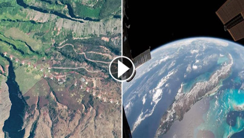 فيديو مذهل من الفضاء.. إليكم أفضل صور الأرض في عام 2020