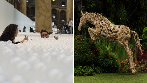 بالصور: إليكم مشاريع فنية أبهرت وأبهجت الملايين حول العالم