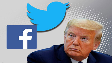 فيسبوك وتويتر يحذفان فيديو لترامب ويعلّقان حساباته على وسائل التواصل!