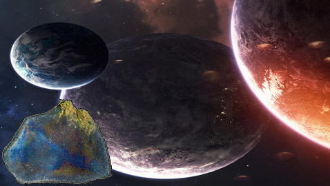 اكتشاف كويكب مجهول يحتوي على بللورات مائية نادرة!