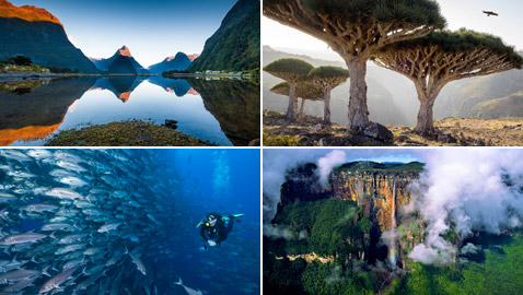 إليكم أجمل الأماكن المذهلة حول العالم.. وكأن اليد البشرية لم تمسّها بعد!