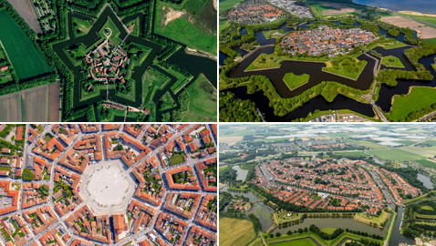 يمكن رؤيتها من الأعلى.. إليكم أجمل المدن نجمية الشكل في أوروبا