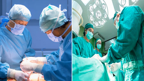 سبب ارتداء الأطباء اللون الأخضر أو الأزرق خلال الجراحة والعمليات