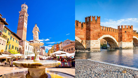 عناوين سياحية في فيرونا الرومانسية