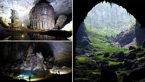 إليكم جولة داخل أحد أكبر الكهوف الطبيعية في العالم