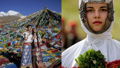 من إيطاليا إلى إريتريا.. أشهر فساتين الزفاف حول العالم