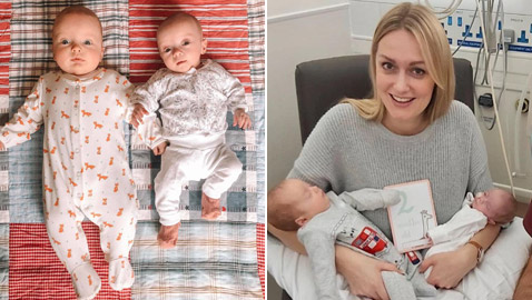 أندر حمل في العالم: أم بريطانية تنجب توأما بفارق ثلاثة أسابيع! صور