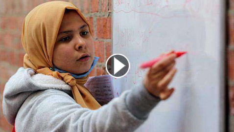 ريم الخولي.. معلمة مصرية في عمر الـ 12