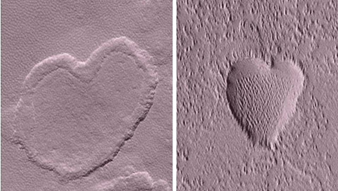 الكوكب الأحمر احتفل بعيد الحب منذ عقود والدليل في الصور