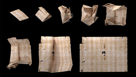 صور: لأول مرة يقرأ العلماء رسائل قديمة مغلقة دون فتحها!